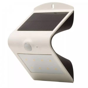 Luceco Solar Guardian Wall Light With PIR IP44