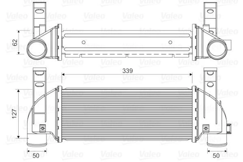 Image of Intercooler VALEO 818353