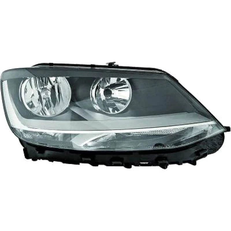 Image of DIEDERICHS 2291080 Headlights H7/H7, Right, with motor for headlamp levelling Headlight (259)