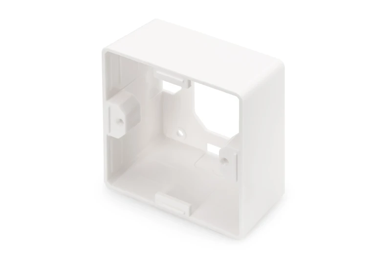 Image of Digitus Surface Mountbox 80x80 mm for Keystone Walloutlet. German Type