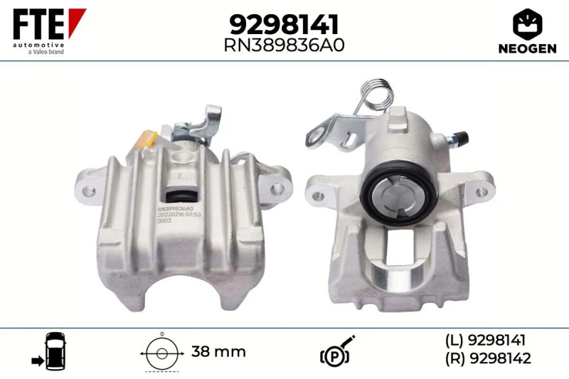 Image of Brake caliper FTE 9298141