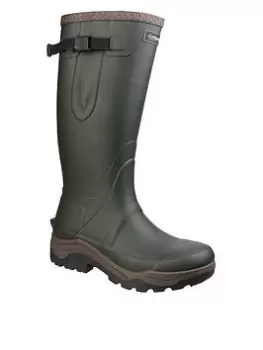 image of Cotswold Compass Wellie - Green, Size 10, Men