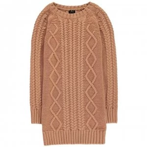 image of Firetrap Jumper Dress - Blush Cable