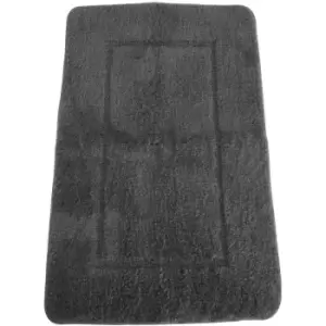 Image of Mayfair Cashmere Touch Ultimate Microfibre Bath Mat (50x80cm) (Grey) - Grey
