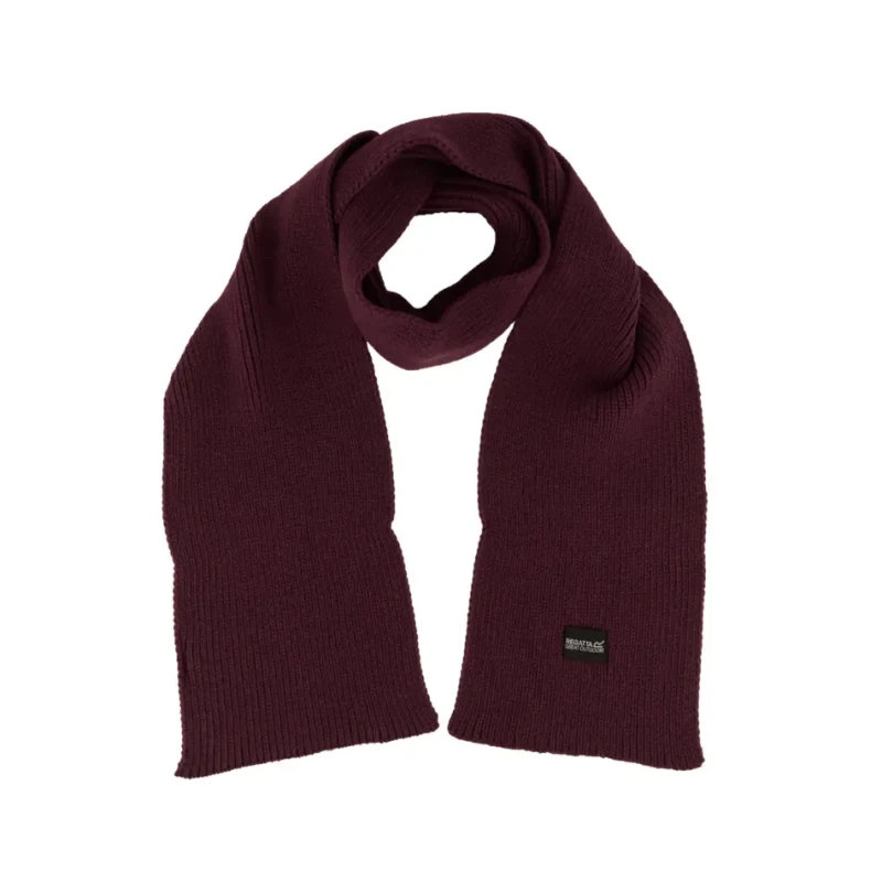 Image of Regatta Regatta Connora Knitted Scarf in Purple Purple One Size Unisex 5063516124870