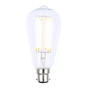 Image of Casa 6W LED Cage Bc Filament Light Bulb, Clear
