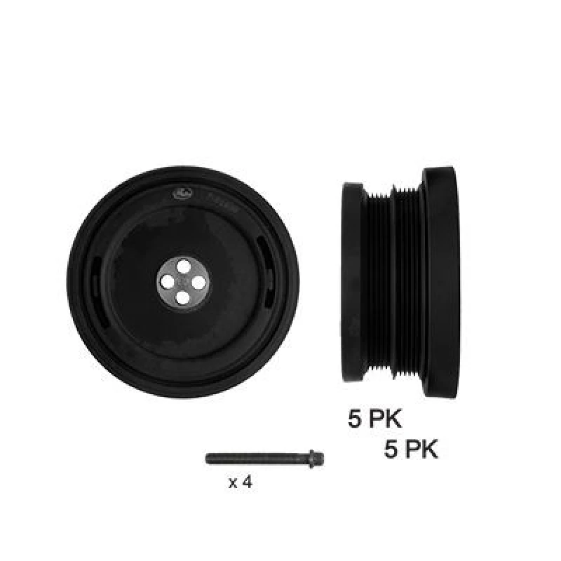Image of GATES Crankshaft pulley GATES TVD1038A