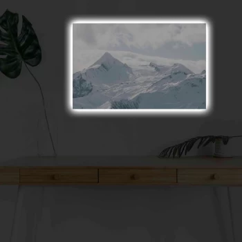 Image of 4570KARDACT - 037 Multicolor Decorative LED Lighted Canvas Painting