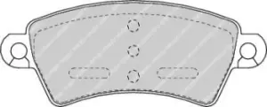 Image of Ferodo FDB1370 Brake Pad Set Front Axle Premier Car