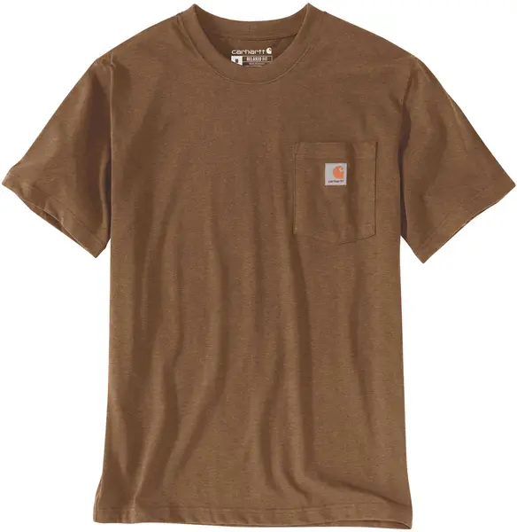 Image of Carhartt Workwear Pocket T-Shirt, brown, Size XL