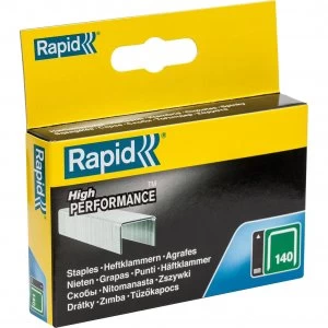 Image of Rapid Type 140 Galvanised Staples 14mm Pack of 2000