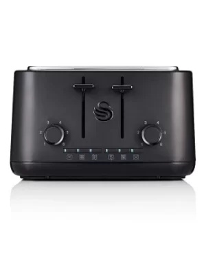 Image of Swan ST34040BLKN Stealth 4 Slice Toaster