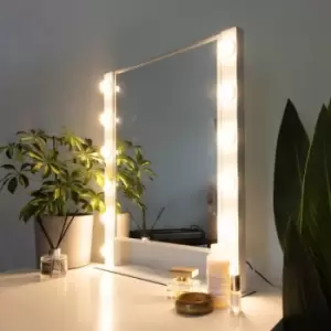 Image of Mae Hollywood Dressing Room Mirror with LED Bulbs