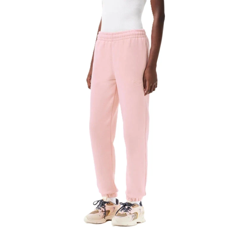 Image of Lacoste Womens Closed Hem Fleece Joggers Waterlily female 4 (32)