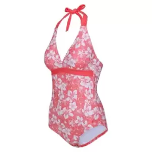 Image of Regatta Flavia Swimming Costume - PchBlmHbsPrn