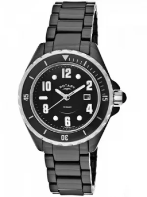 image of Rotary Mens Ceramique Strap Watch GB00333-19