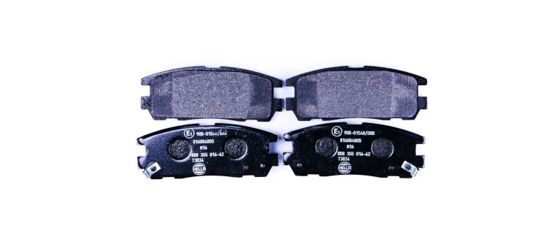 Image of HELLA Brake pad set HELLA 8DB 355 016-621