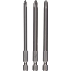 image of Bosch 3 Piece 152mm Long Phillips Screwdriver Bit Set