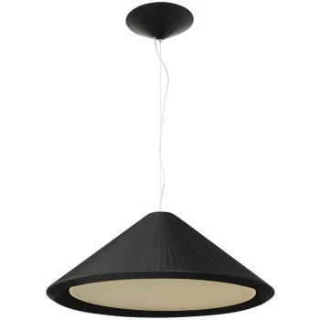 Image of Faro Lighting - Faro Hue - Black Pendant 70cm, E27