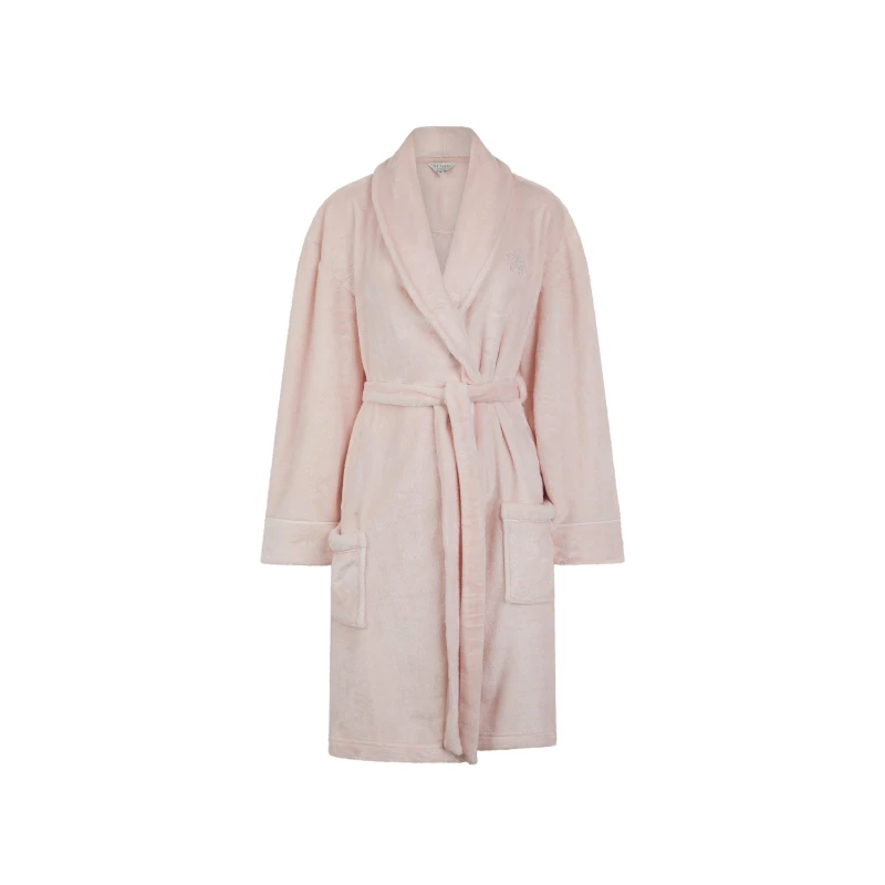 Image of Ted Baker Ted Bak Rachel Robe Ld61 Pink Floral female 14 (L)