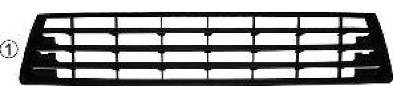 Image of VAN WEZEL Bumper grill VAN WEZEL 5895590