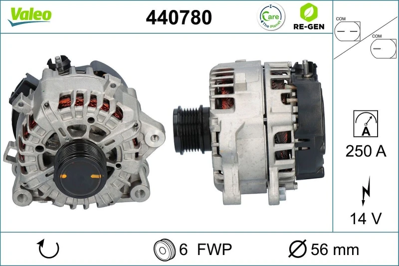 Image of Alternator VALEO 440780