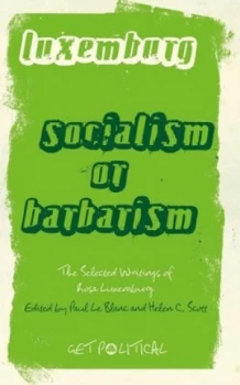 Image of Rosa Luxemburg by Rosa Luxemburg Book