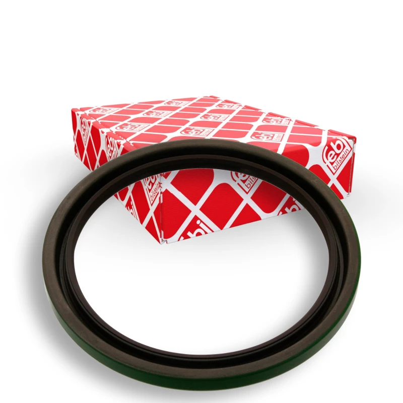 Image of FEBI BILSTEIN 40994 Gaskets with two sealing lips, Rear Axle FPM (fluoride rubber) Shaft Seal,wheel hub (656)