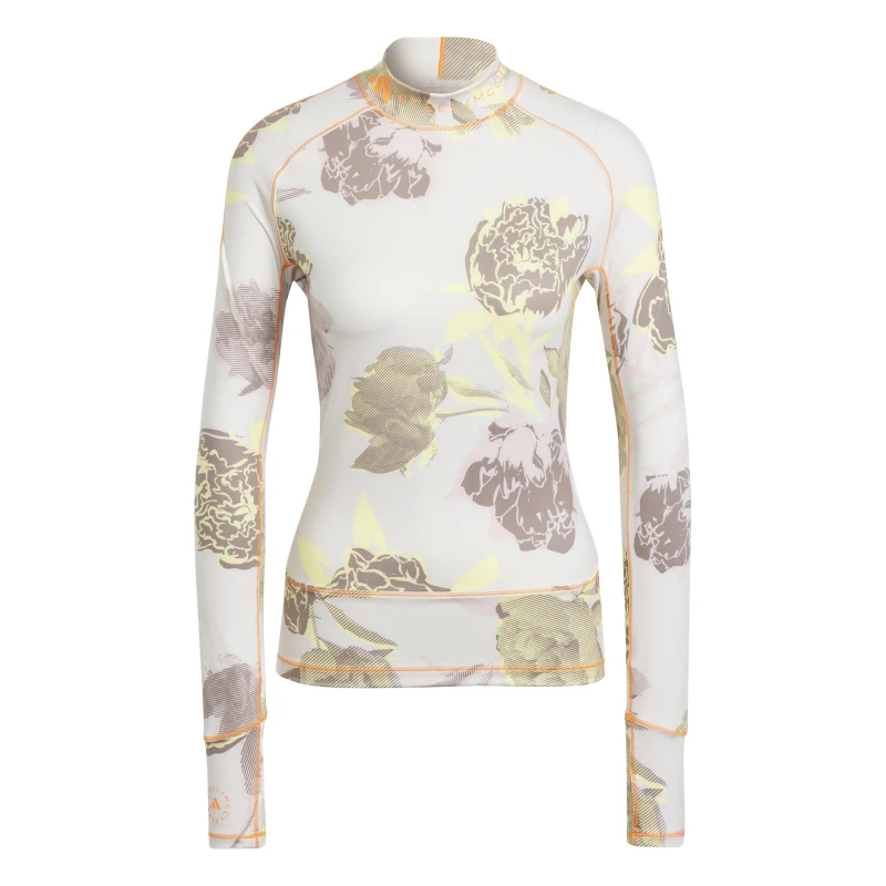 Image of adidas Asmc Long Sleeve Crop Top Grey female 6 (XXS)