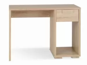 Image of Seconique Cambourne Sonoma Oak 1 Drawer Desk Flat Packed