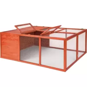 Image of Tectake Rabbit Run with Covered Section