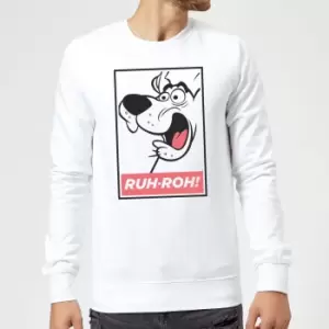 Image of Scooby Doo Ruh-Roh! Sweatshirt - White - XXL