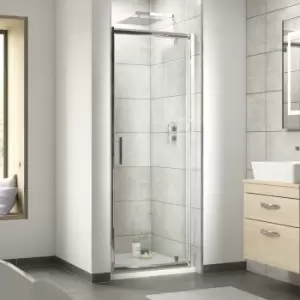 image of Pacific Pivot Shower Door 760mm Wide - 6mm Glass - Nuie