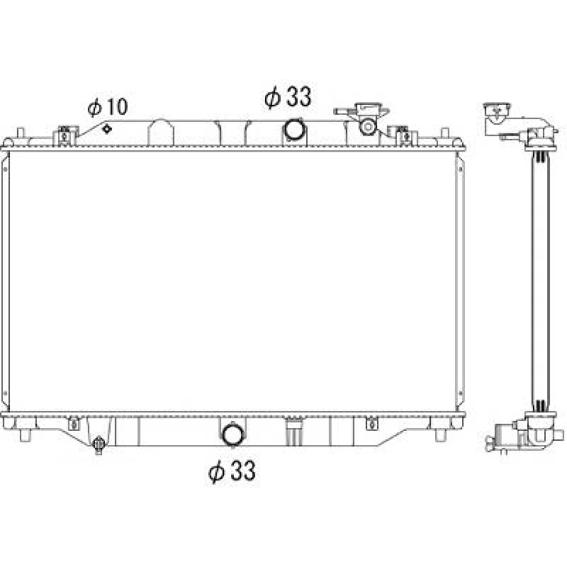 Image of Engine radiator DIEDERICHS DCM2283
