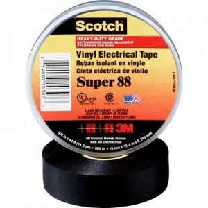 Image of 3M SUPER88-25X33 Electrical tape Scotch Black (L x W) 33 m x 25mm