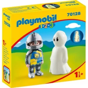 Image of Playmobil 1.2.3 Knight With Ghost Figures