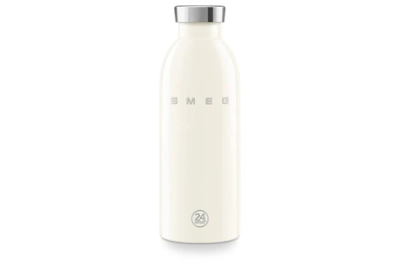 Image of Smeg 24Bottles Stainless Steel 500ml Bottle in Cream Cream Unisex 500ml