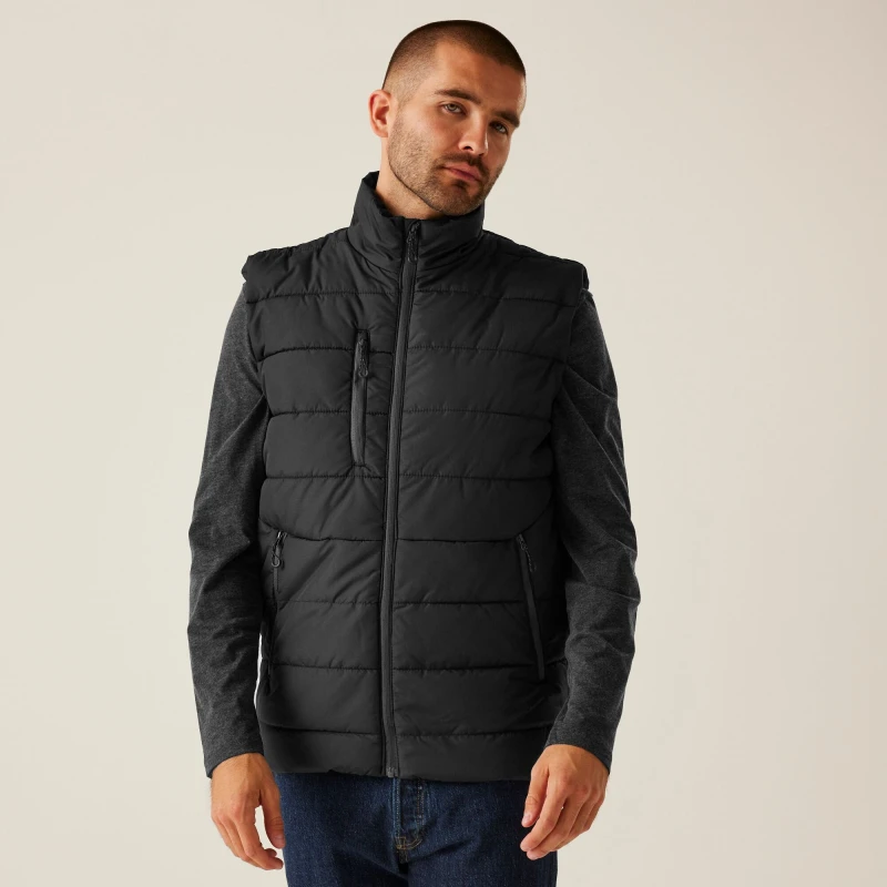 Image of Regatta Regatta Men Navigate' Thermal Bodywarmer in Jet Black Size: Small Jet Black S Male 5063019155258