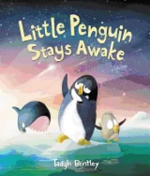 Image of little penguin stays awake