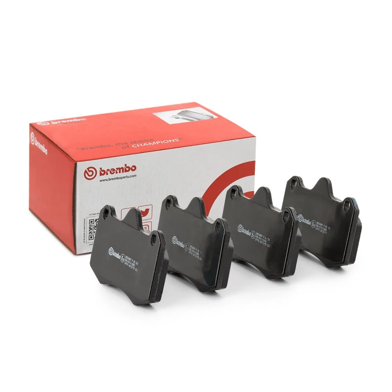 Image of BREMBO P 85 134 Brake pad set PRIME LINE excl. wear warning contact, without accessories, with anti-squeak plate Brake Pad Set,disc brake (402)