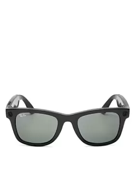 Image of Ray-Ban Unisex Classic Wayfarer Stories Smart Sunglasses, 53mm