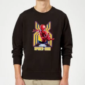 image of Spider Man Far From Home Friendly Neighborhood Spider-Man Sweatshirt - Black - 5XL