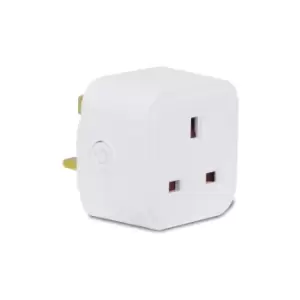 image of ENER-J WiFi Smart Mini Plug Square UK Bs Plug (3 Pcs Pack) White