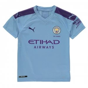 Puma Manchester City Home Shirt 2019 2020 Junior - Blue/Purple