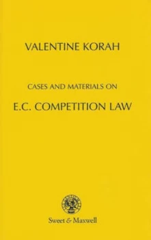 Image of Cases and Materials on E.C. Competition Law by Valentine Korah Paperback