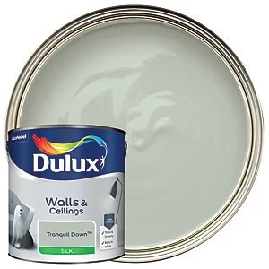 Image of Dulux Walls & Ceilings Tranquil Dawn Silk Emulsion Paint 2.5L