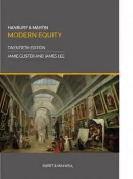 Image of Hanbury and Martin Modern Equity by James Glister Book