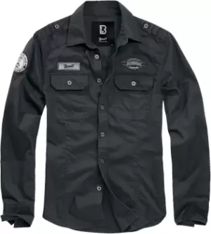 Image of Brandit Luis Shirt Longsleeve black