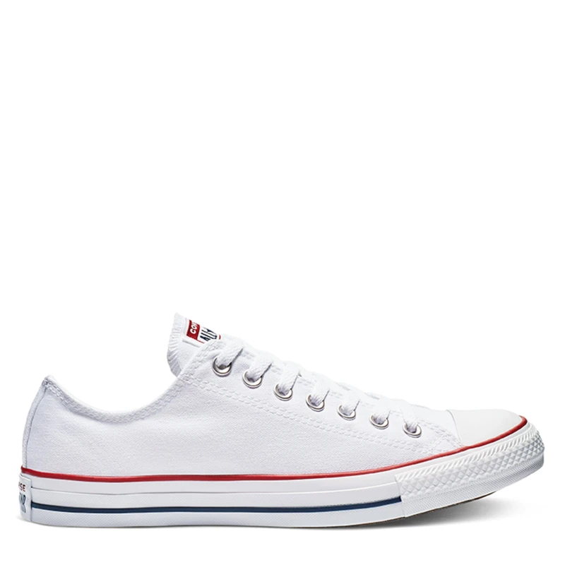 Image of Converse Kids White All Star Low Canvas Trainers, 4.5