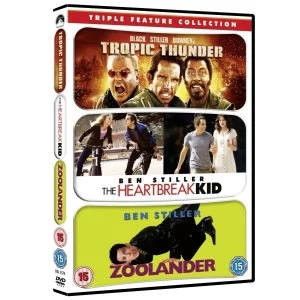 image of Tropic Thunder / Zoolander / The Heartbreak Kid DVD